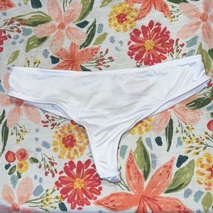 Brand new white thong